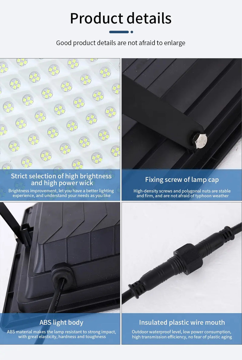 Luz Solar de Emergência Refletor LED